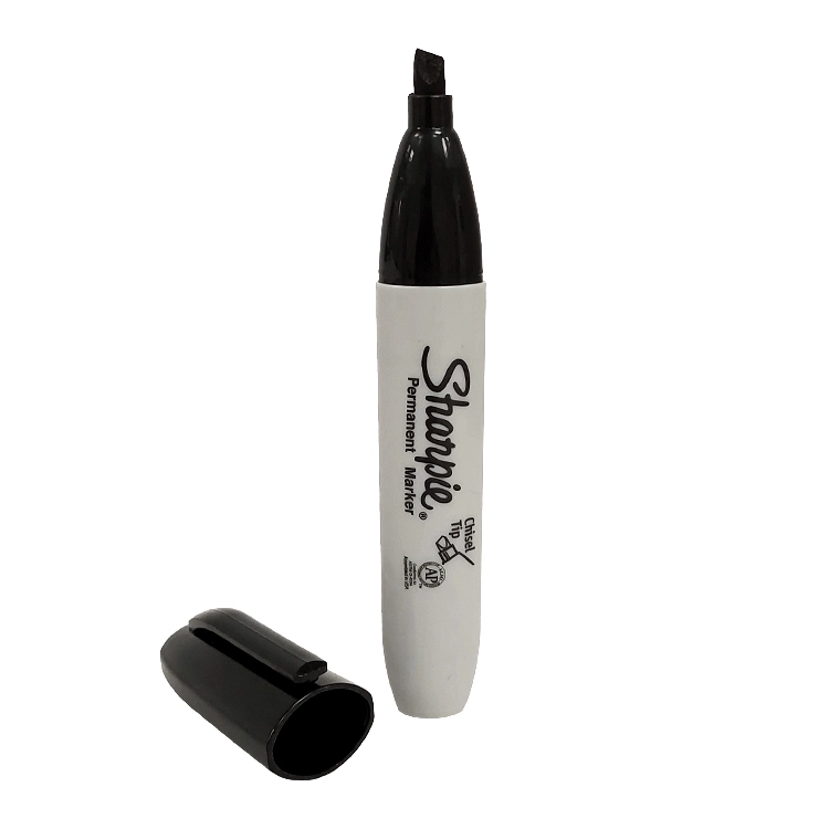 Marcador Permanente Sharpie Chisel Tip Negro punta Biselada Art.1939487